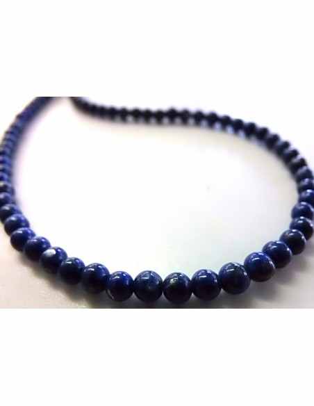 Colier Lapis lazuli 4mm