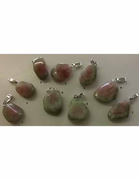 Tourmaline melon deau pendentif