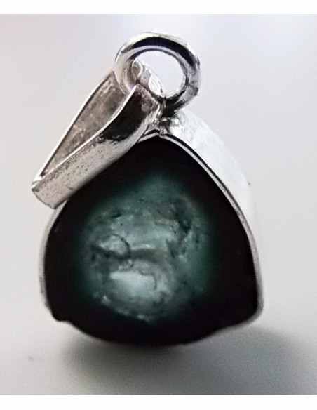 Pendentif tourmaline bleue et verte