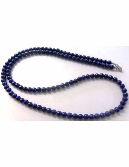 Collier Lapis lazuli sautoir 6mm Collier Lapis lazuli sautoir 6mm