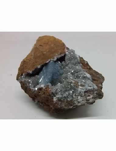 Baryte, barytine bleue cristal