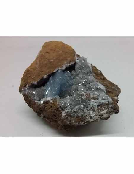 Baryte, barytine bleue cristal