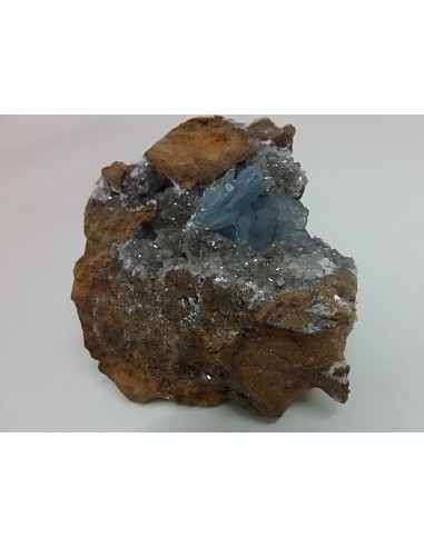 Baryte, barytine bleue cristal