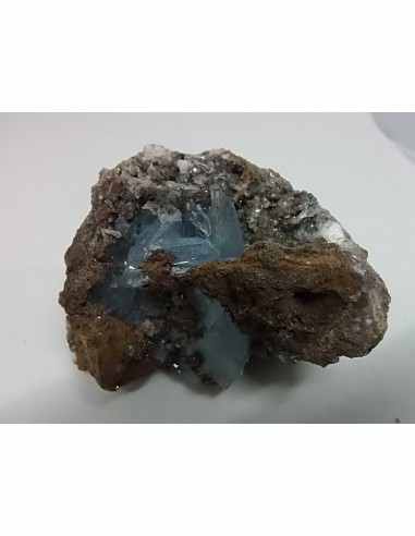Baryte, barytine bleue cristal
