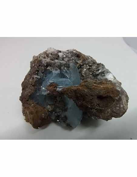 Baryte, barytine bleue cristal