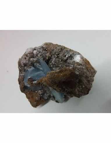 Baryte, barytine bleue cristal