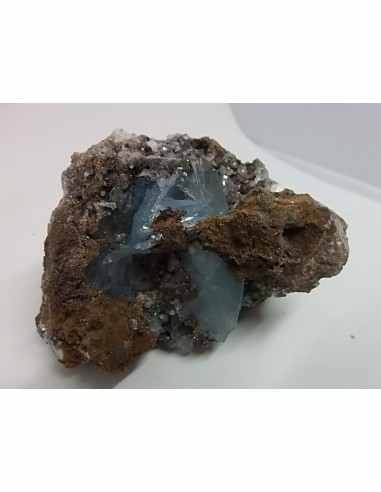 Baryte, barytine bleue cristal