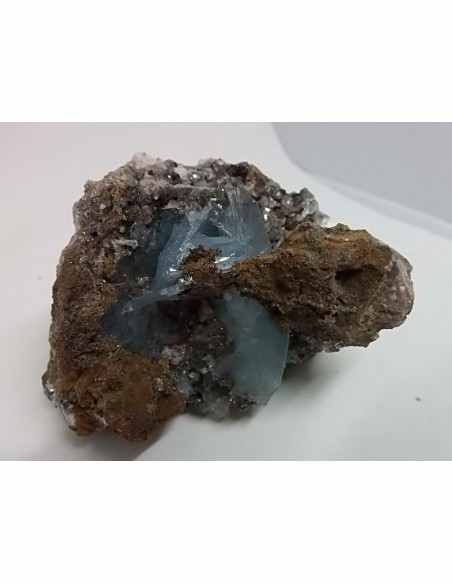 Baryte, barytine bleue cristal