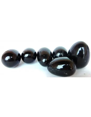 Tourmaline noire oeuf 39 a 40mm