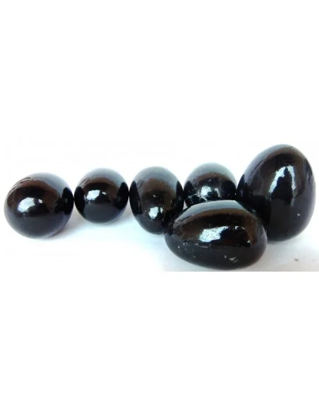 Tourmaline noire oeuf 39 a 40mm Tourmaline noire oeuf 39 a 40mm