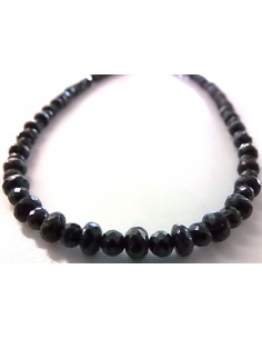Spinelle noire collier 47 et 30mm 2