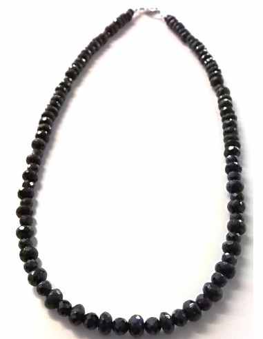 Spinelle noire collier 47 et 30mm