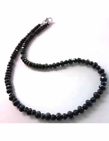 Spinelle noire collier 47 et 30mm