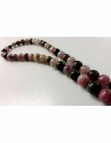 Tourmaline melon d'eau collier