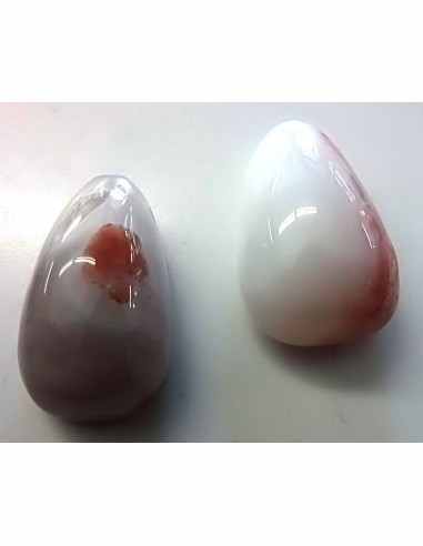 Pendentif pierre de lune rose