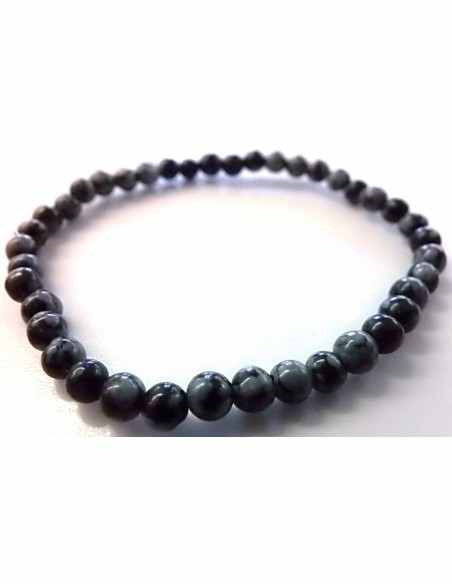 Obsidienne mouchete 4mm bracelet Obsidienne mouchete 4mm bracelet