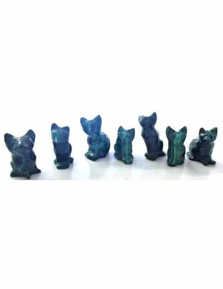 Chat en malachite