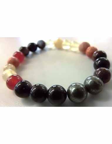 Bracelet chakra sacre, chakra racine 8mm