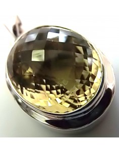 Pendentif Topaze dore 2