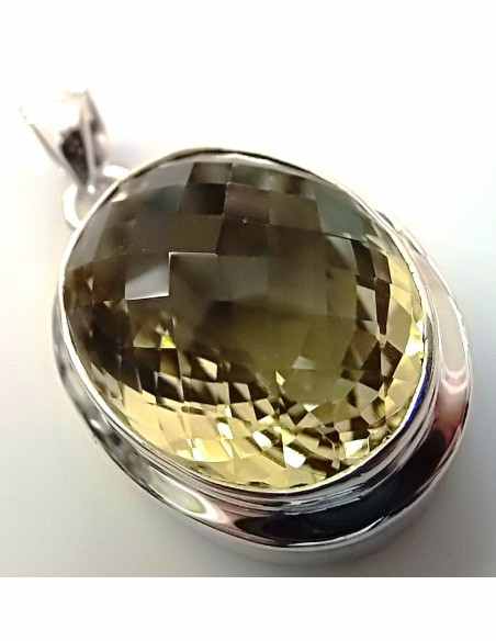 Pendentif Topaze dore Pendentif Topaze dore