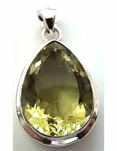 Pendentif en Topaze dore