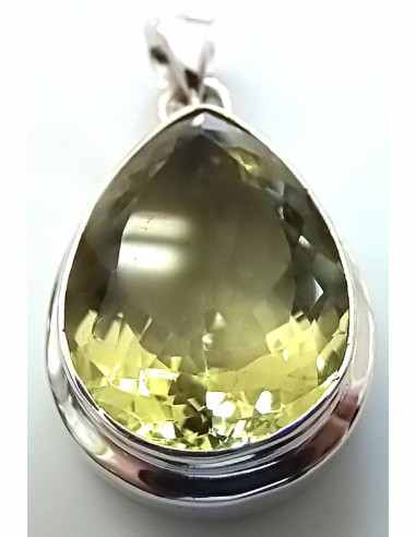 Pendentif en Topaze dore