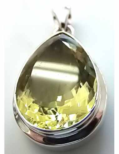 Pendentif en Topaze dore