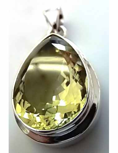 Pendentif en Topaze dore