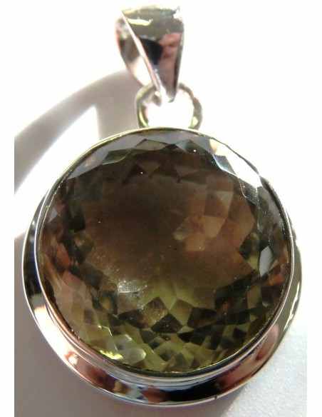 Pendentif Topaze dore gemme