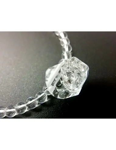 Diamant d'Herkimer quartz collier