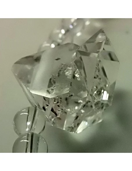 Diamant d'Herkimer quartz collier