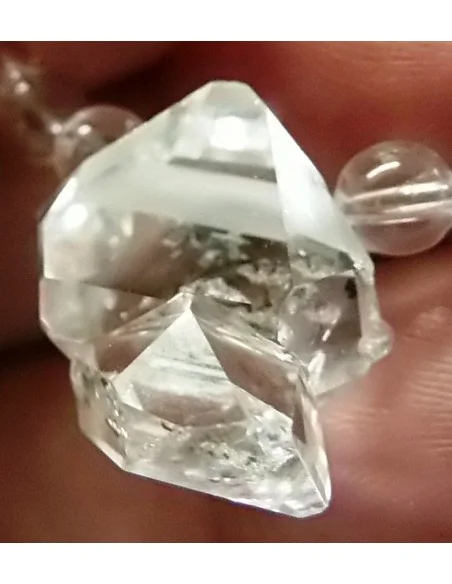 Diamant d'Herkimer quartz collier