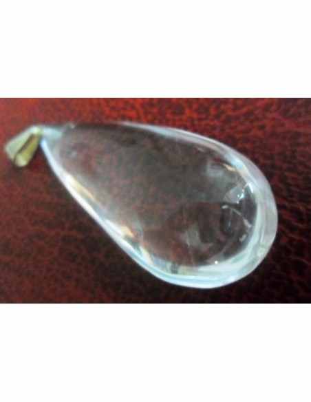 Pendentif en cristal de roche