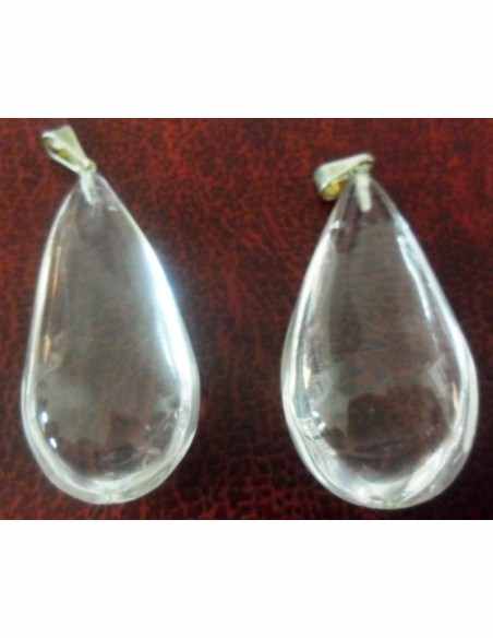 Pendentif en cristal de roche