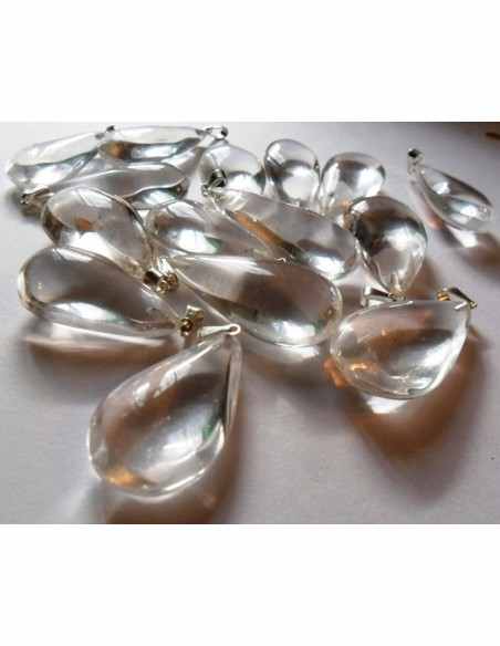 Pendentif en cristal de roche
