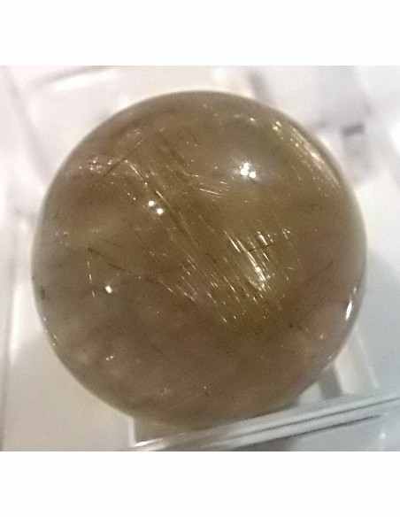 Quartz rutile sphere Quartz rutile sphere