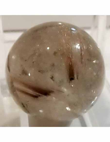 Quartz rutile sphere Quartz rutile sphere