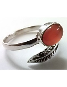 Bague reglable pierres montees en argent