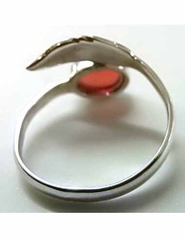 Bague reglable pierres montees en argent