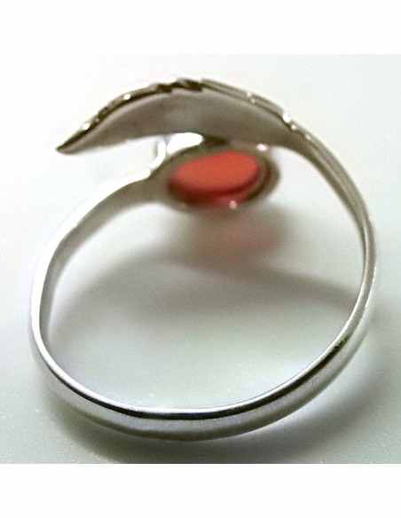 Bague reglable pierres montees en argent Bague reglable pierres montees en argent