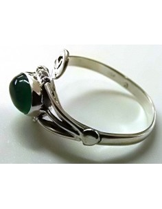 Bague reglable pierres montees en argent 2