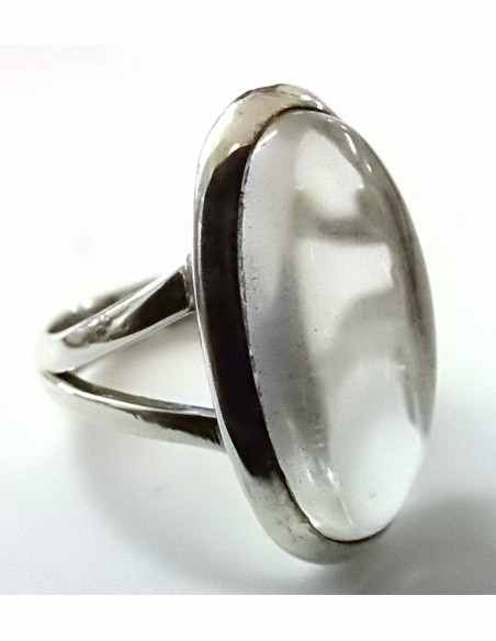 Bague quartz argent