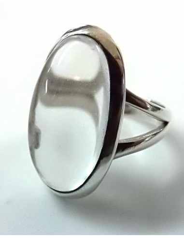 Bague quartz argent