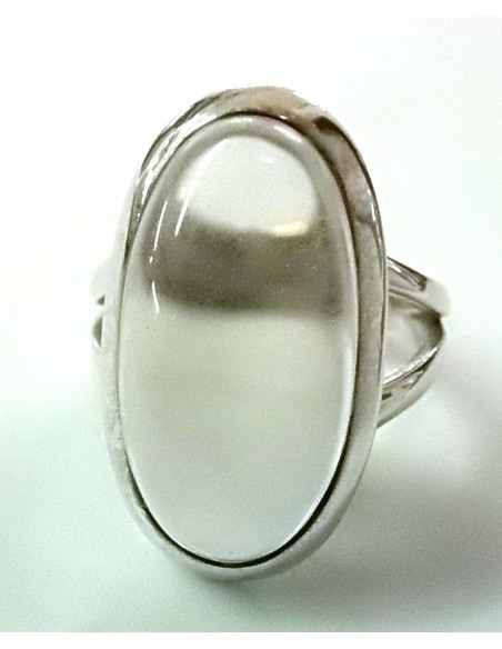 Bague quartz argent