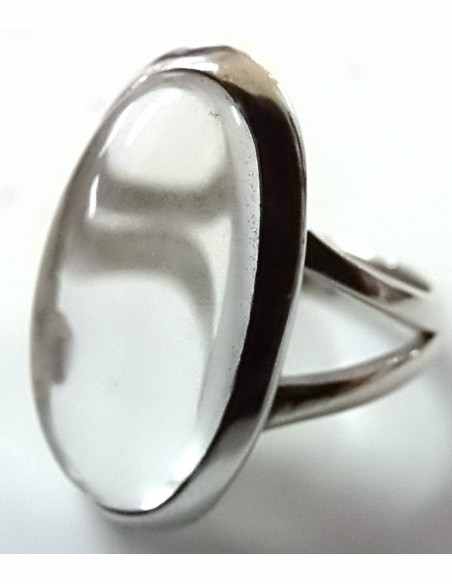 Bague quartz argent