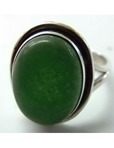 Bague Jade argent 2