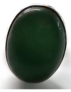 Jade Bague reglable argent