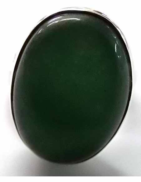 Jade Bague reglable argent Jade Bague reglable argent