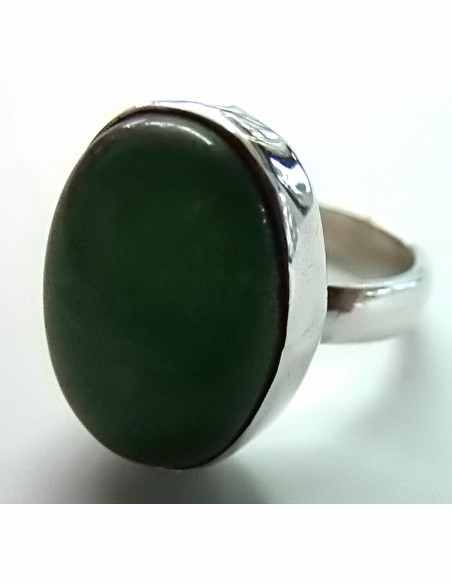 Jade Bague reglable argent Jade Bague reglable argent