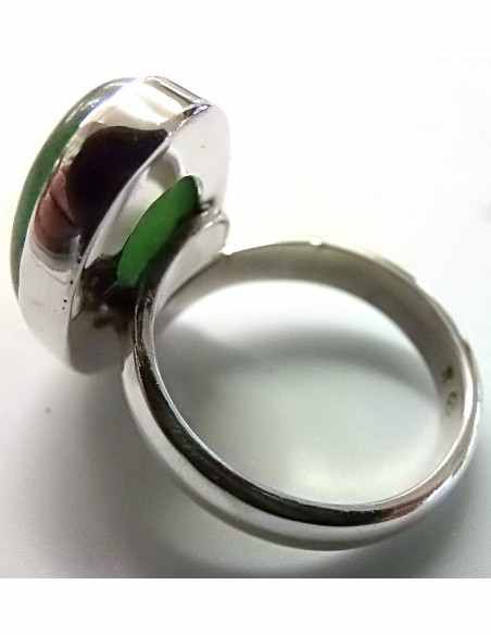 Jade Bague reglable argent Jade Bague reglable argent
